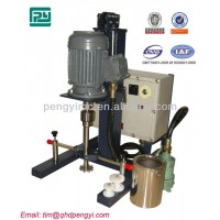 Lab paint dissolver and mixer beads grinding machine